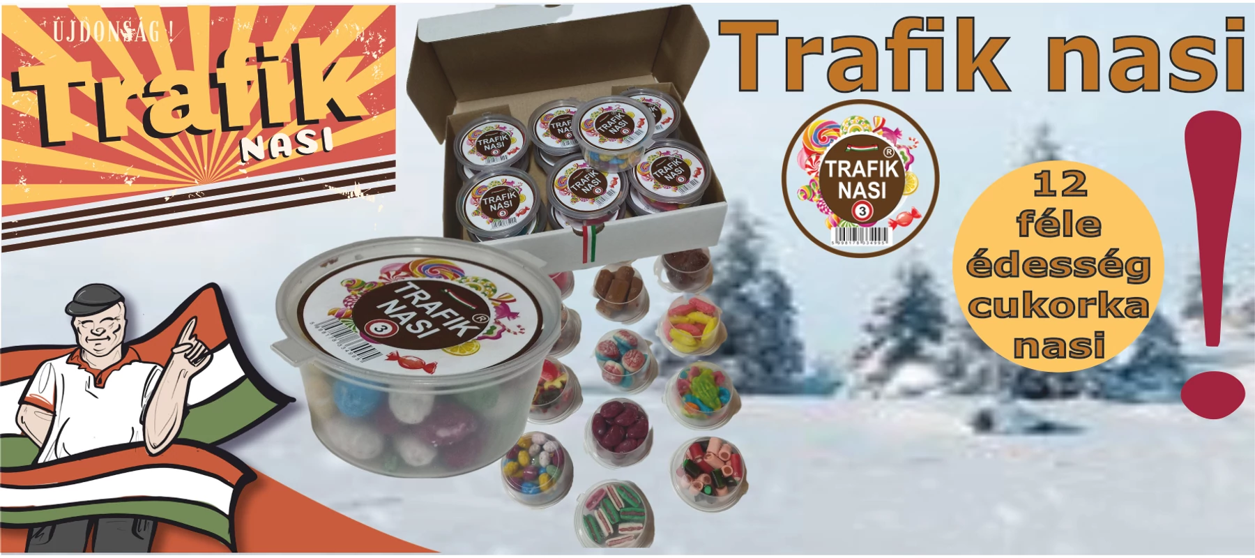 Trafik nasi - édességek