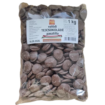 valódi tejcsokoládé pasztilla 33% - 1 kg