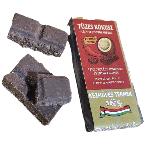 Chilis csoki 40 g - kókuszos