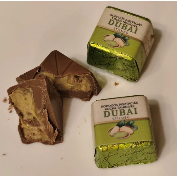 Dubai stílusú tejcsoki kocka