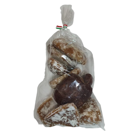 Mézes puszedli 200 g - céges logóval címkézve