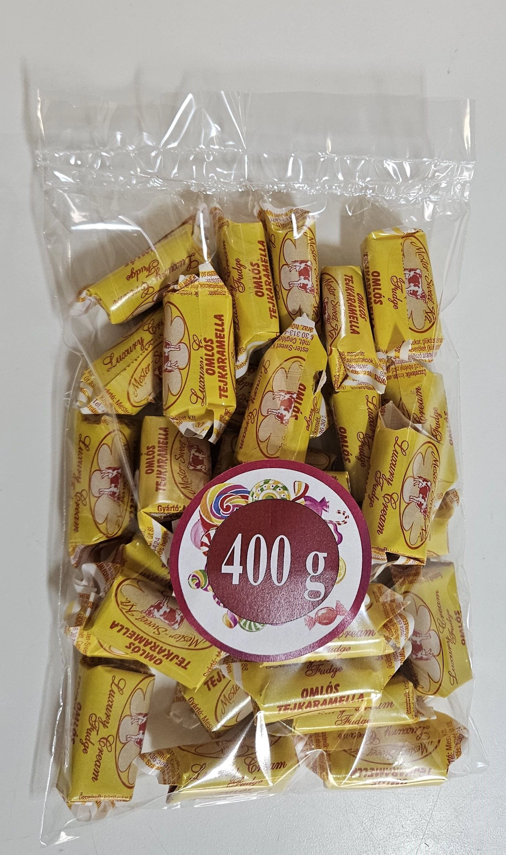 Omlós tejkaramella XXL 400 g./csomag